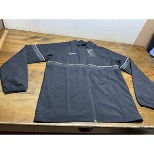 Nike Jacket Mens Large Dri-fit Black Full Zip Performance Jacket NWT